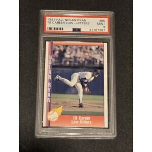 1991 Pacific Nolan Ryan Texas Express I #85 Nolan Ryan PSA 9